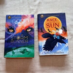 Rick Riordan Presents The Storm Runner & Race to the‎ Sun Hardcover Book Set
